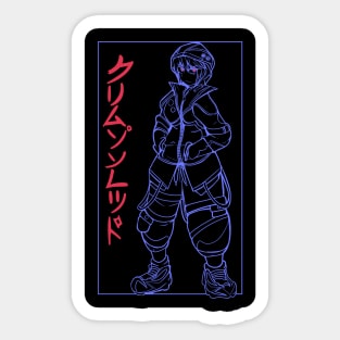 Drip anime girl Sticker